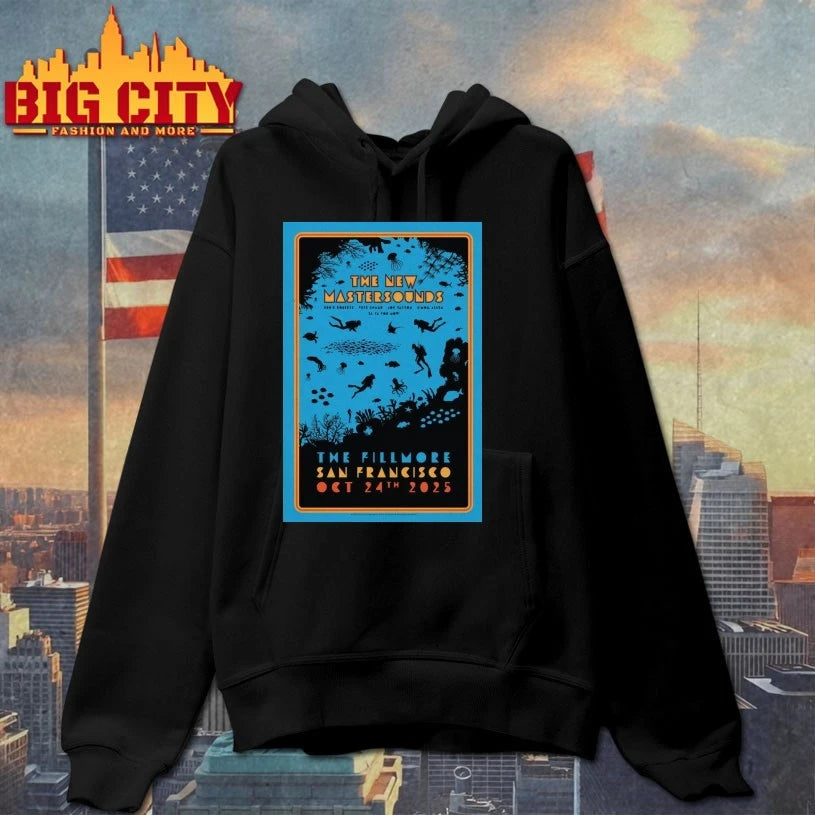 The New Mastersounds Oct 24, 2025 The Fillmore, San Francisco, CA Poster shirt
