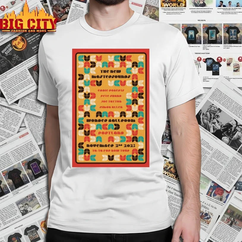 The New Mastersounds Portland, OR 2025 Poster shirt