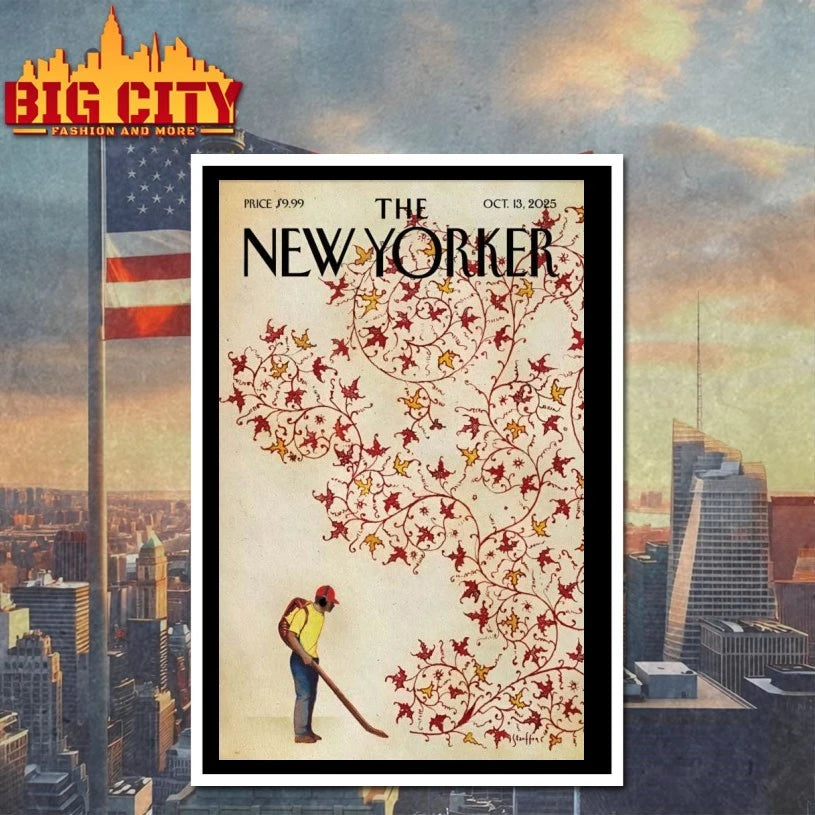 The New Yorker Brian Stauffer’s Winds of Change 10.13.2025 Poster shirt