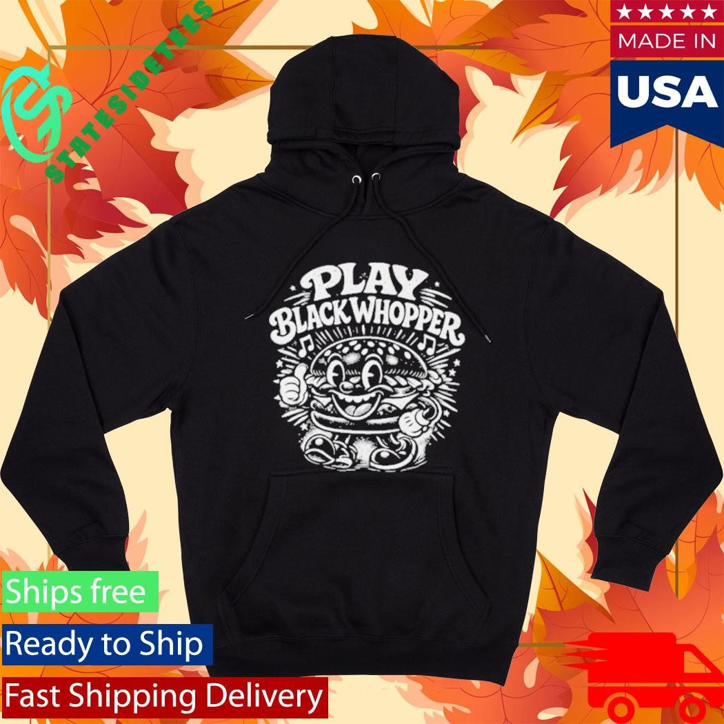 The News Junkie Play Black Whopper Shirt