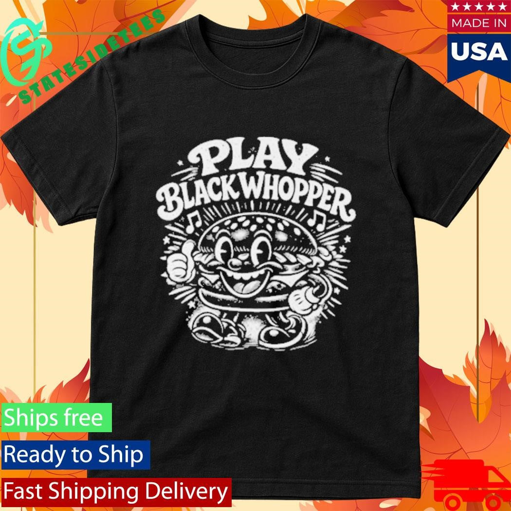 The News Junkie Play Black Whopper Shirt