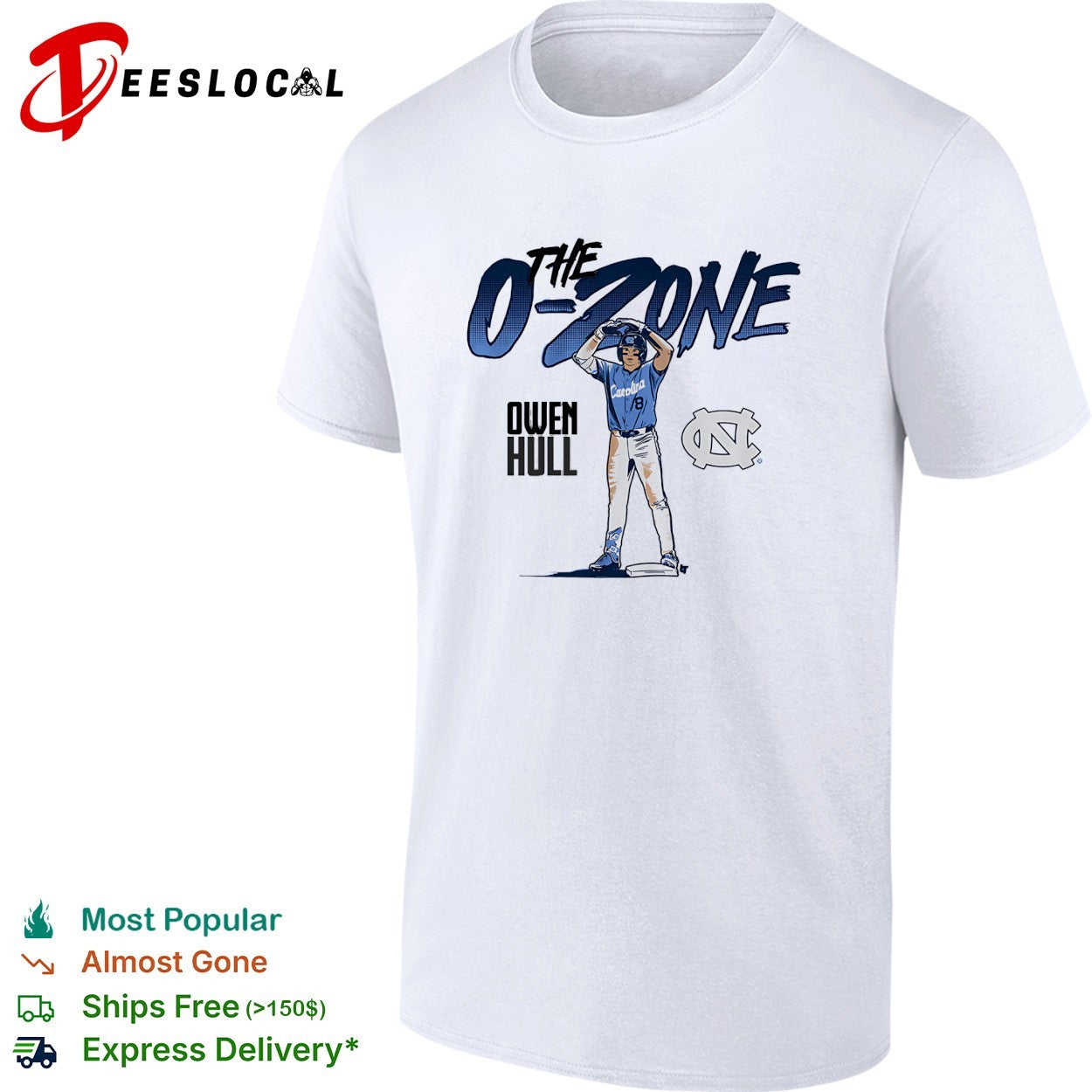 The O Zone Owen Hull North Carolina Tar Heels basketball player shirt