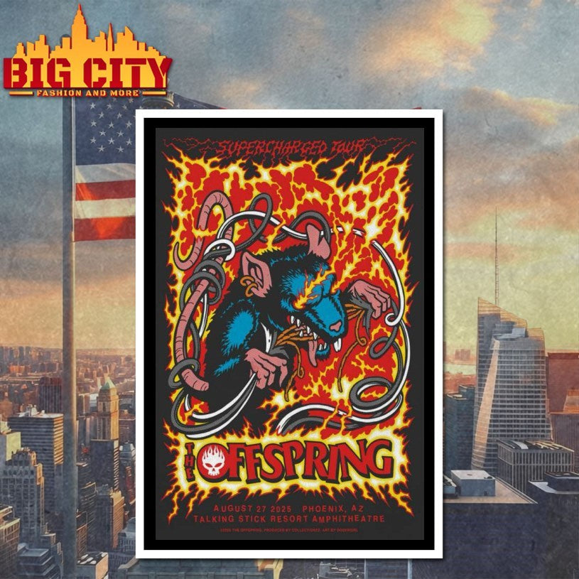 The Offspring 2025 Event Phoenix, AZ Poster Shirts