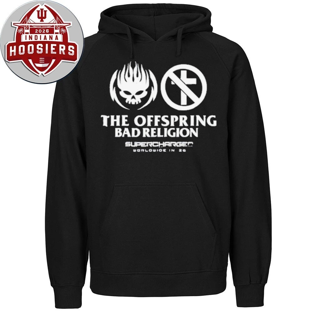 The Offspring And Bad Religion Supercharged 2026 Worldwide Tour Shirts