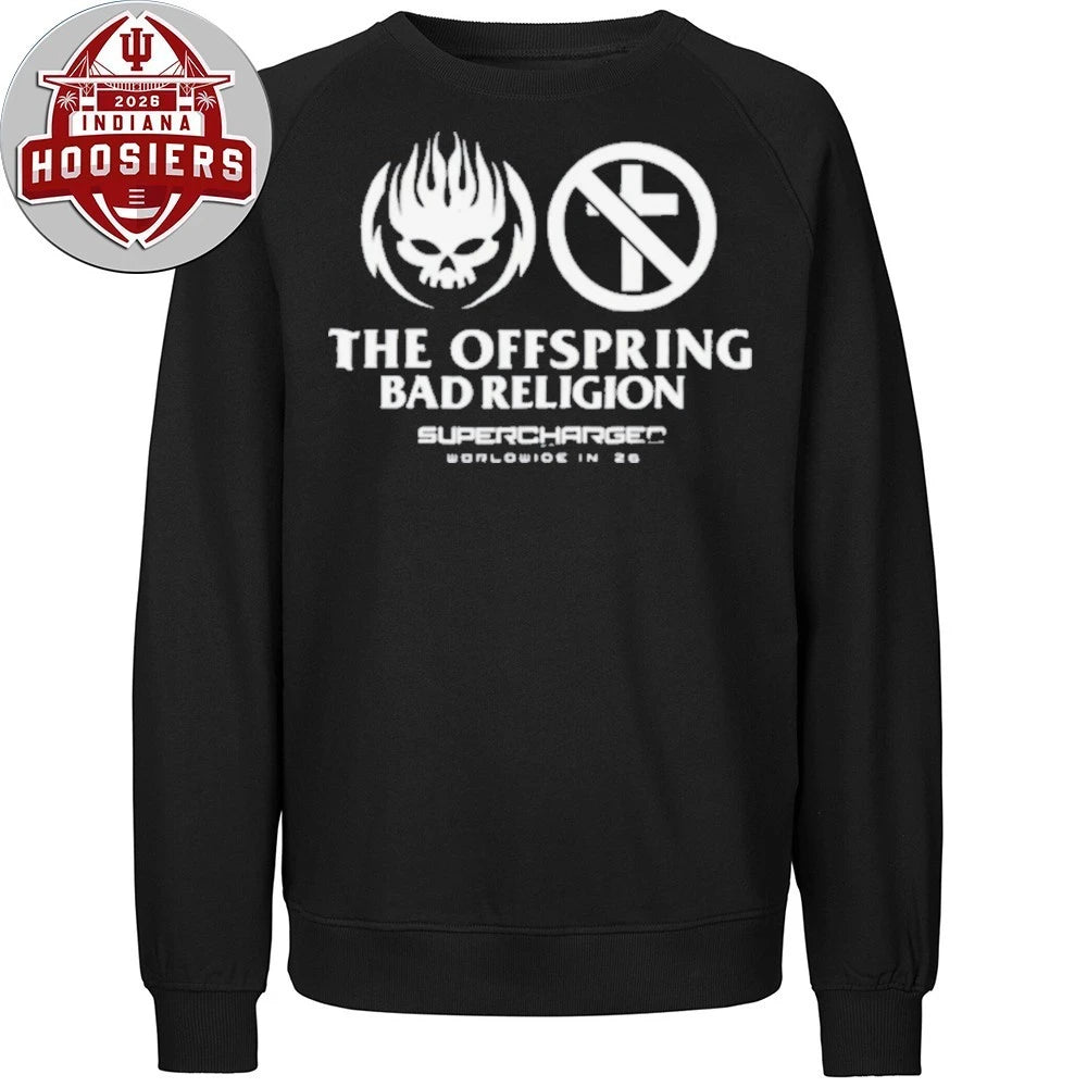 The Offspring And Bad Religion Supercharged 2026 Worldwide Tour Shirts
