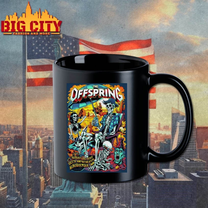 The Offspring August 26 2025 Isleta Amphitheater In Albuquerque NM Poster Shirts