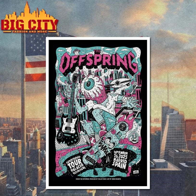 The Offspring European Tour Poster Shirts