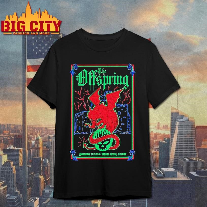 The Offspring Nov 10 2025 Utilita Arena Cardiff Shirt