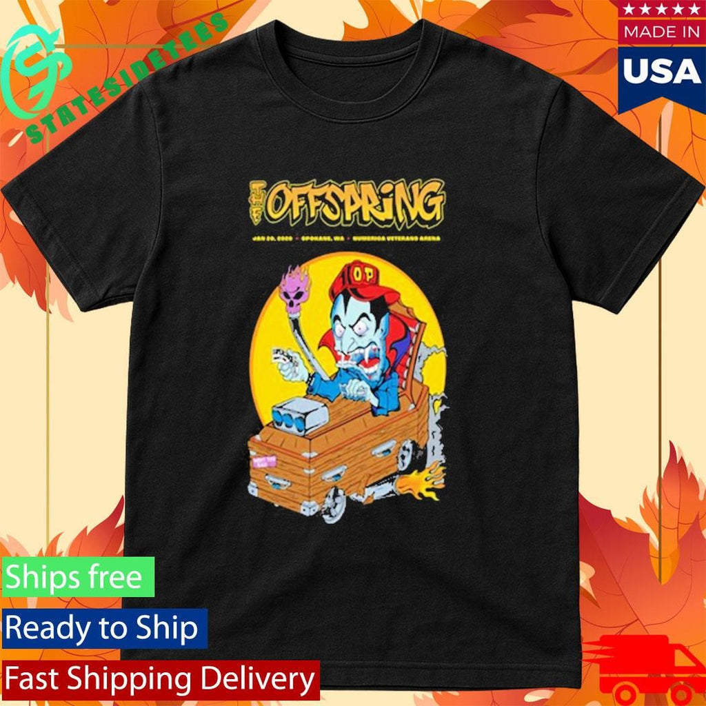 The Offspring Spokane, WA On Jan 20 2026 Event Shirt