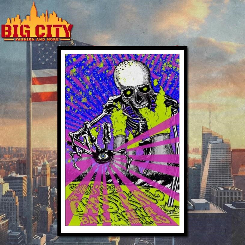 The Offspring Tour 2025 The Ball Arena in Denver, CO Poster shirt