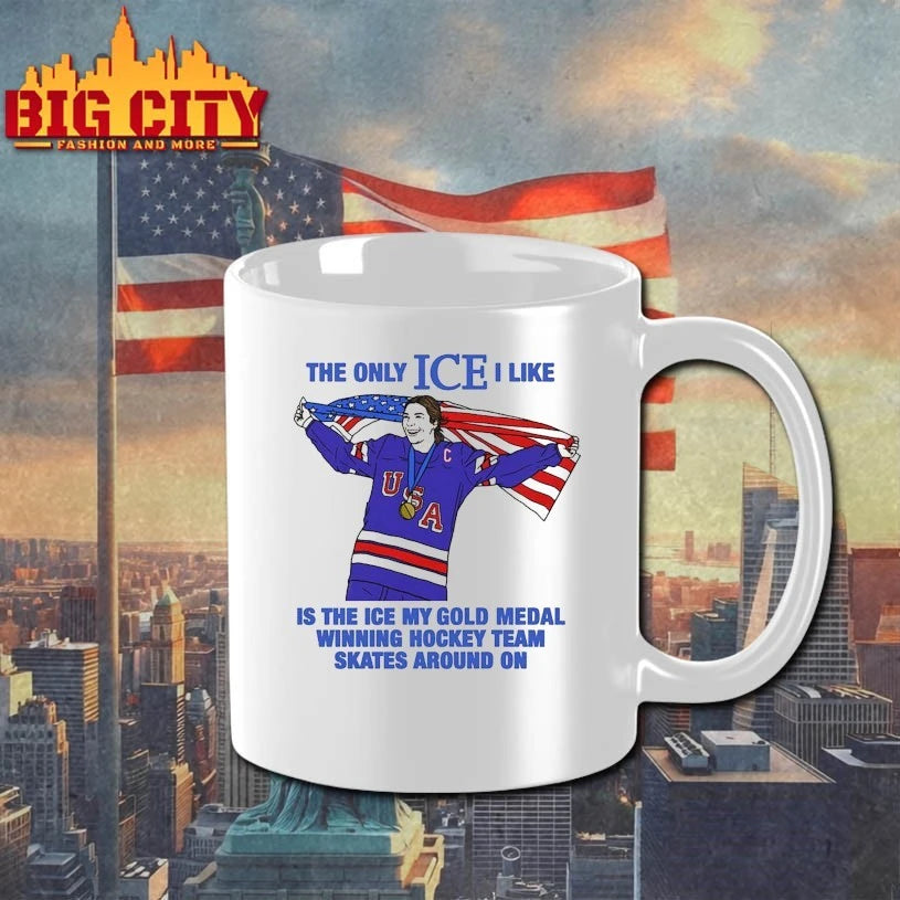 The Only Ice I Like Is The Ice My Gold Medal Winning Hockey Team Skates Around On t-shirt