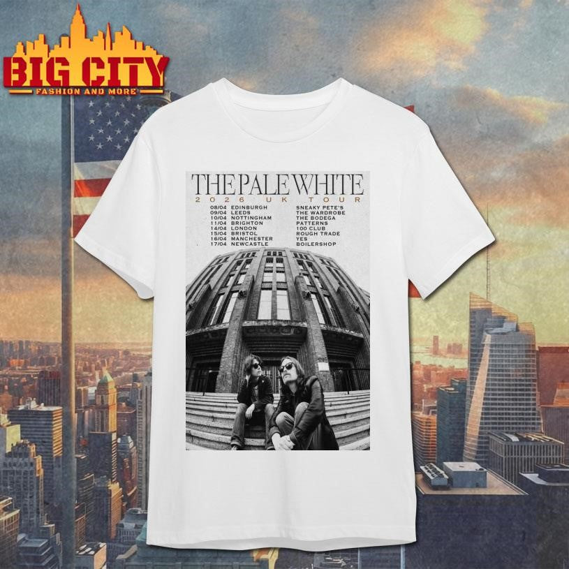 The Pale White 2026 UK Tour Poster Shirt