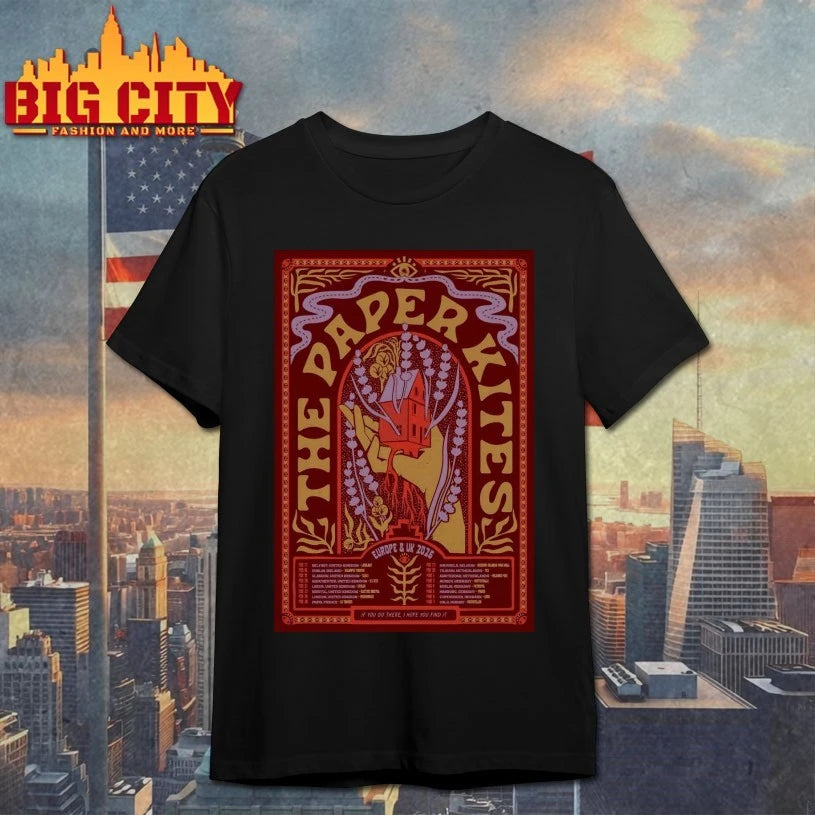The Paper Kites EU And UK Tour 2026 Poster T-shirt