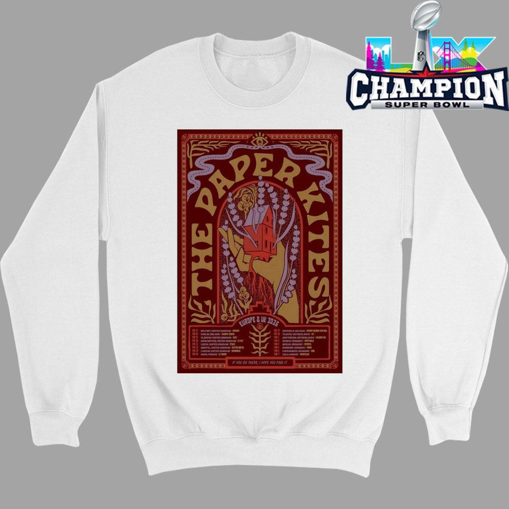 The Paper Kites Europe And Uk Tour 2026 Shirt
