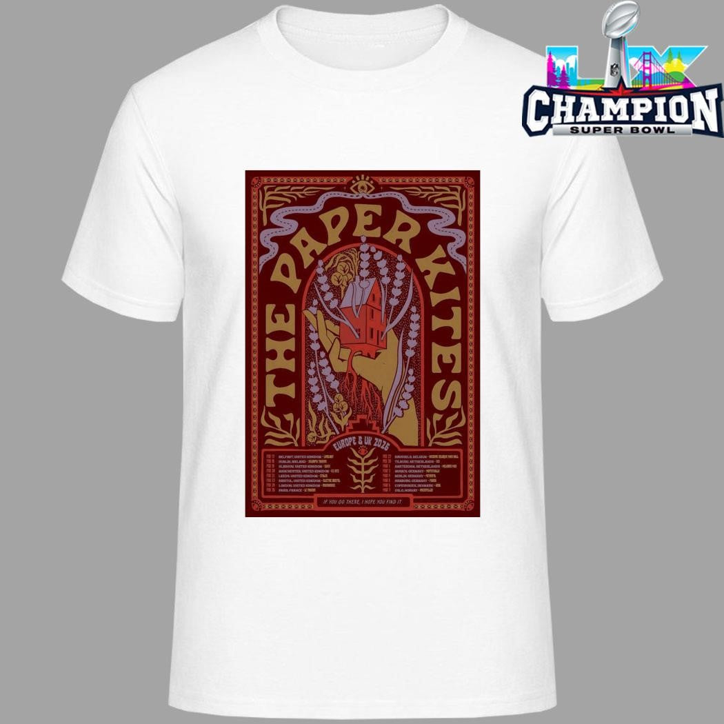 The Paper Kites Europe And Uk Tour 2026 Shirt