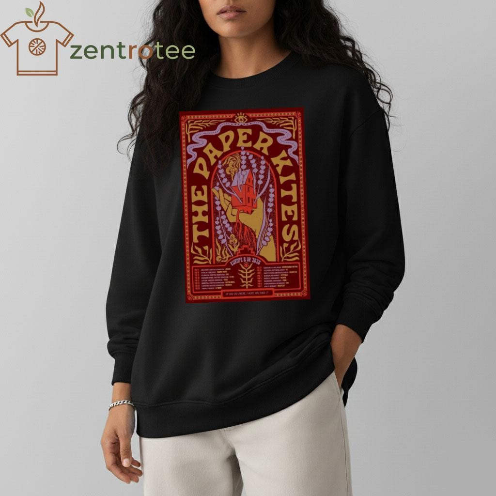 The Paper Kites Europe &amp; UK 2026 Poster shirt