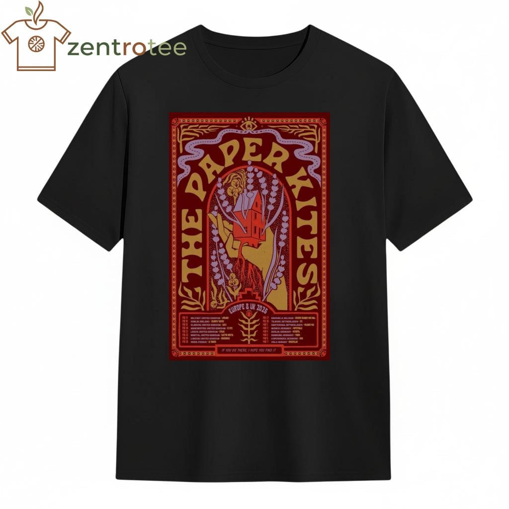 The Paper Kites Europe &amp; UK 2026 Poster shirt