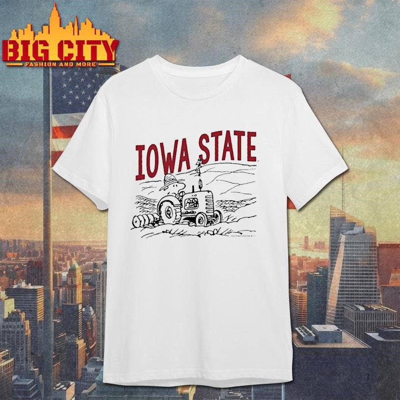 The Peanuts X Iowa State Woodstock Farmer Shirt