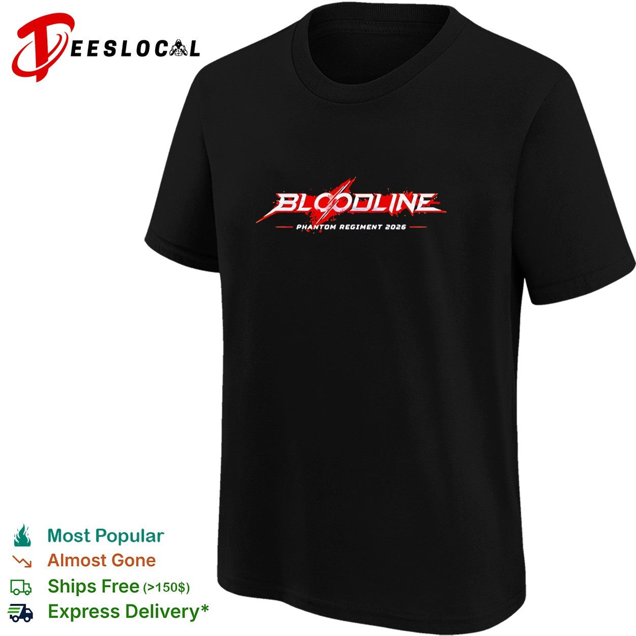 The Phan Bloodline Phantom Regiment 2026 logo shirt