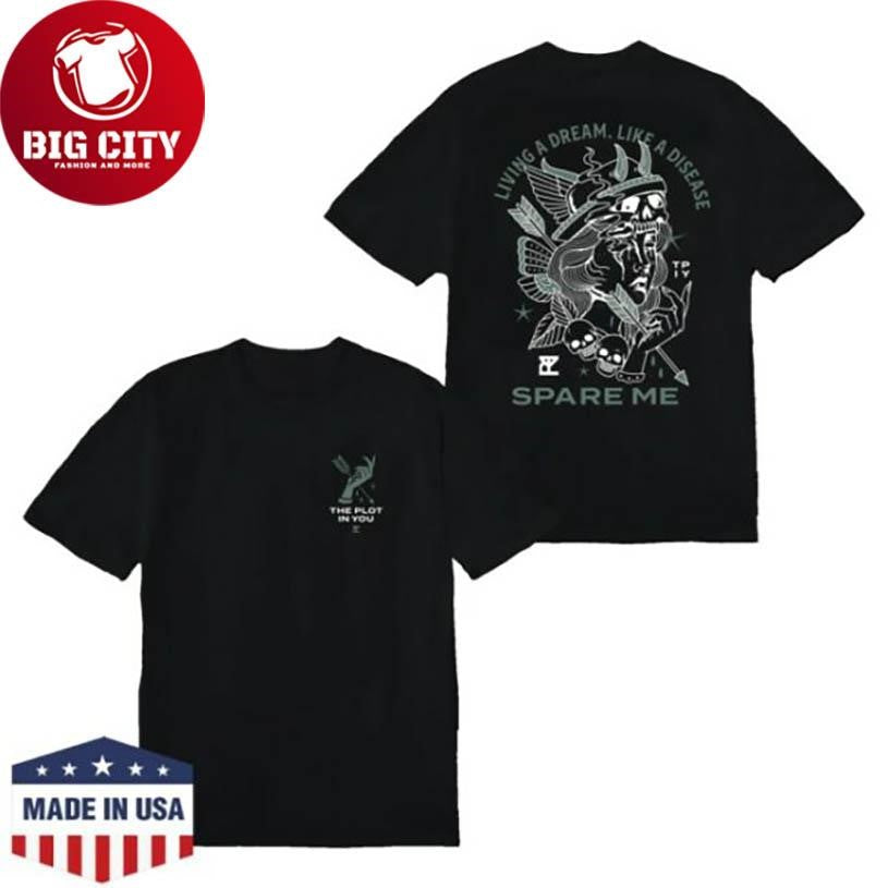 The Plot In You Merch Living A Dream 2025 Two Sided Shirt