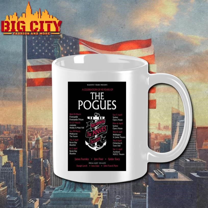 The Pogues 40 Years Of Rum Sodomy and The Lash 2026 Poster shirt