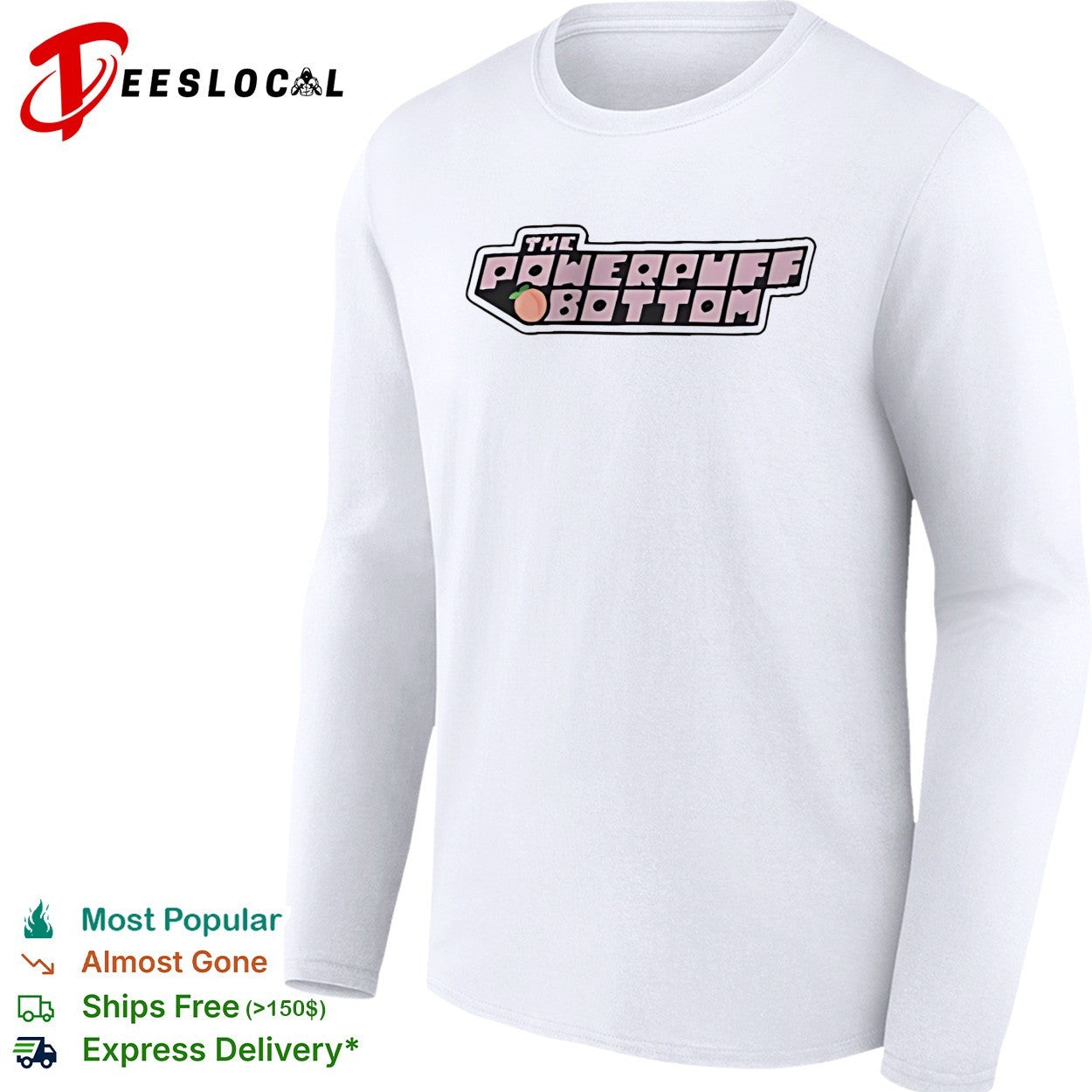 The Power Puff Bottom Gender retro logo shirt