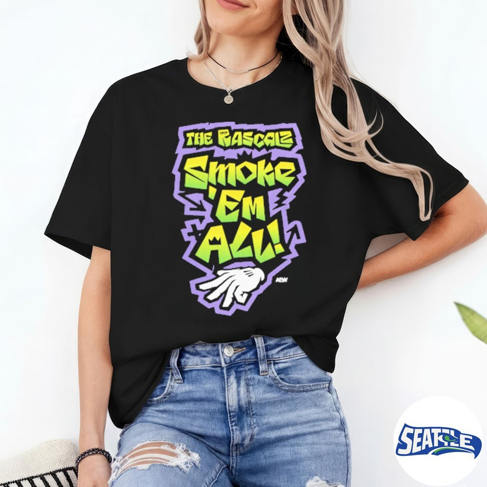 The Rascalz – Smoke ‘Em All AEW 2026 shirt
