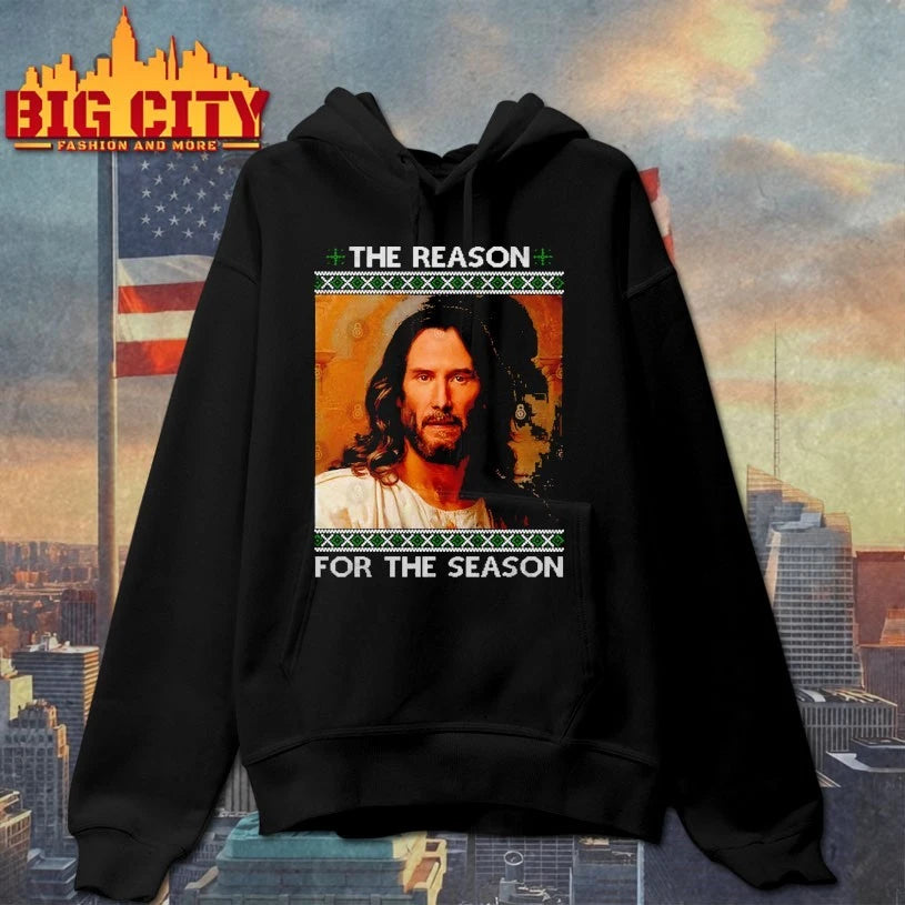 The Reason For The Season Jesus Keanu Christmas Shirt