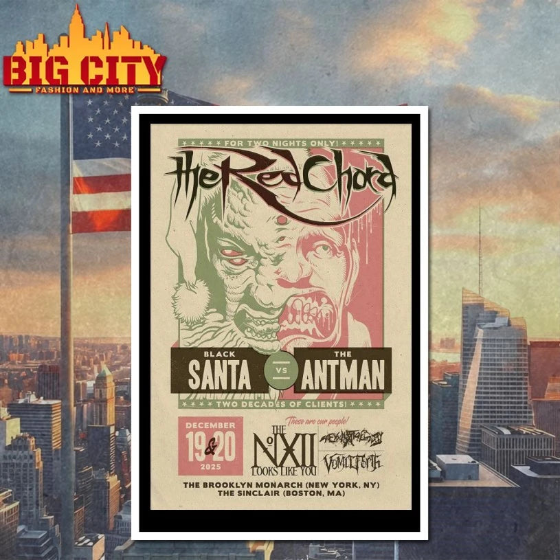 The Red Chord, The Sinclair, Dec 19-20, 2025 Poster shirt