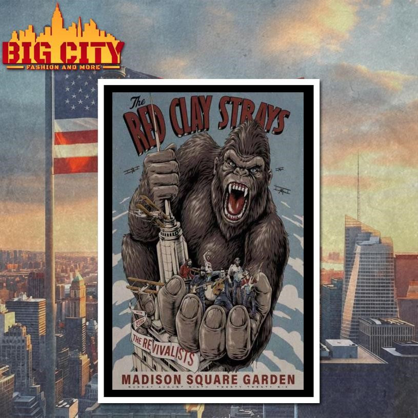 The Red Clay Strays Madison Square Garden 2026 Poster Shirt