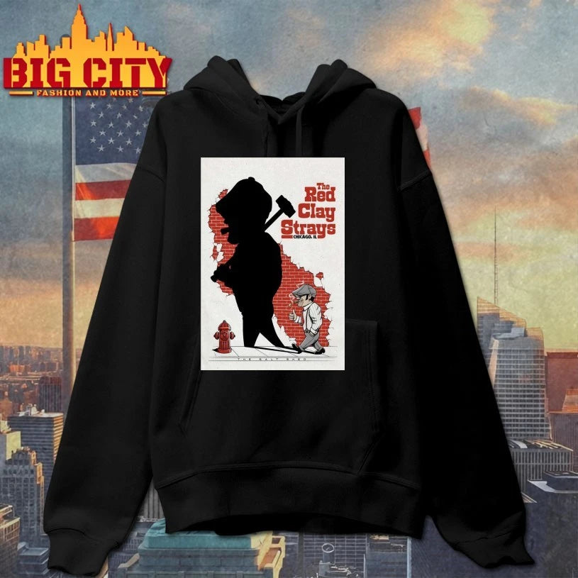 The Red Clay Strays Sept 4 2025 The Salt Shed In Chicago IL Poster Shirt