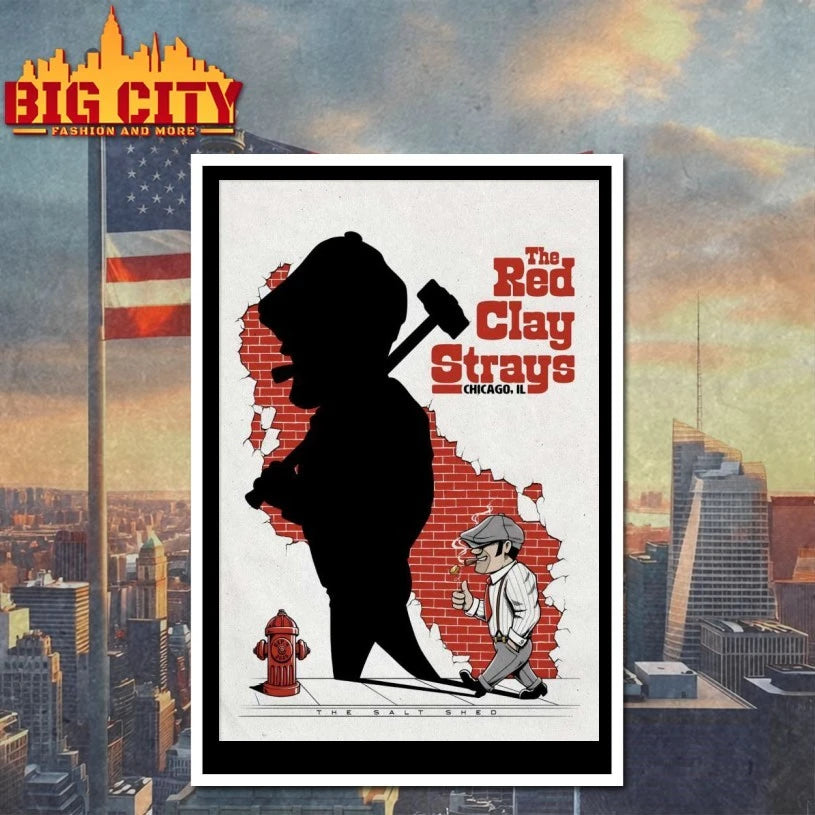 The Red Clay Strays Sept 4 2025 The Salt Shed In Chicago IL Poster Shirt