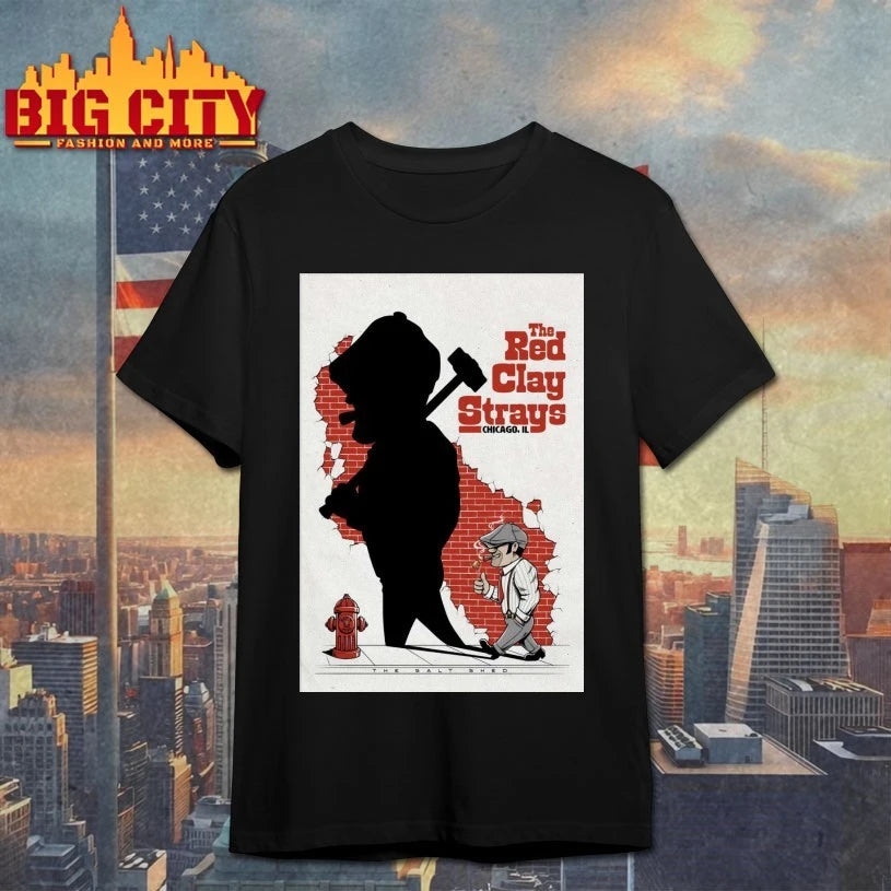 The Red Clay Strays Sept 4 2025 The Salt Shed In Chicago IL Poster Shirt