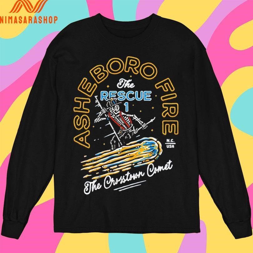 The Rescue 1 Asheboro Fire The Crosstown Comet Shirts