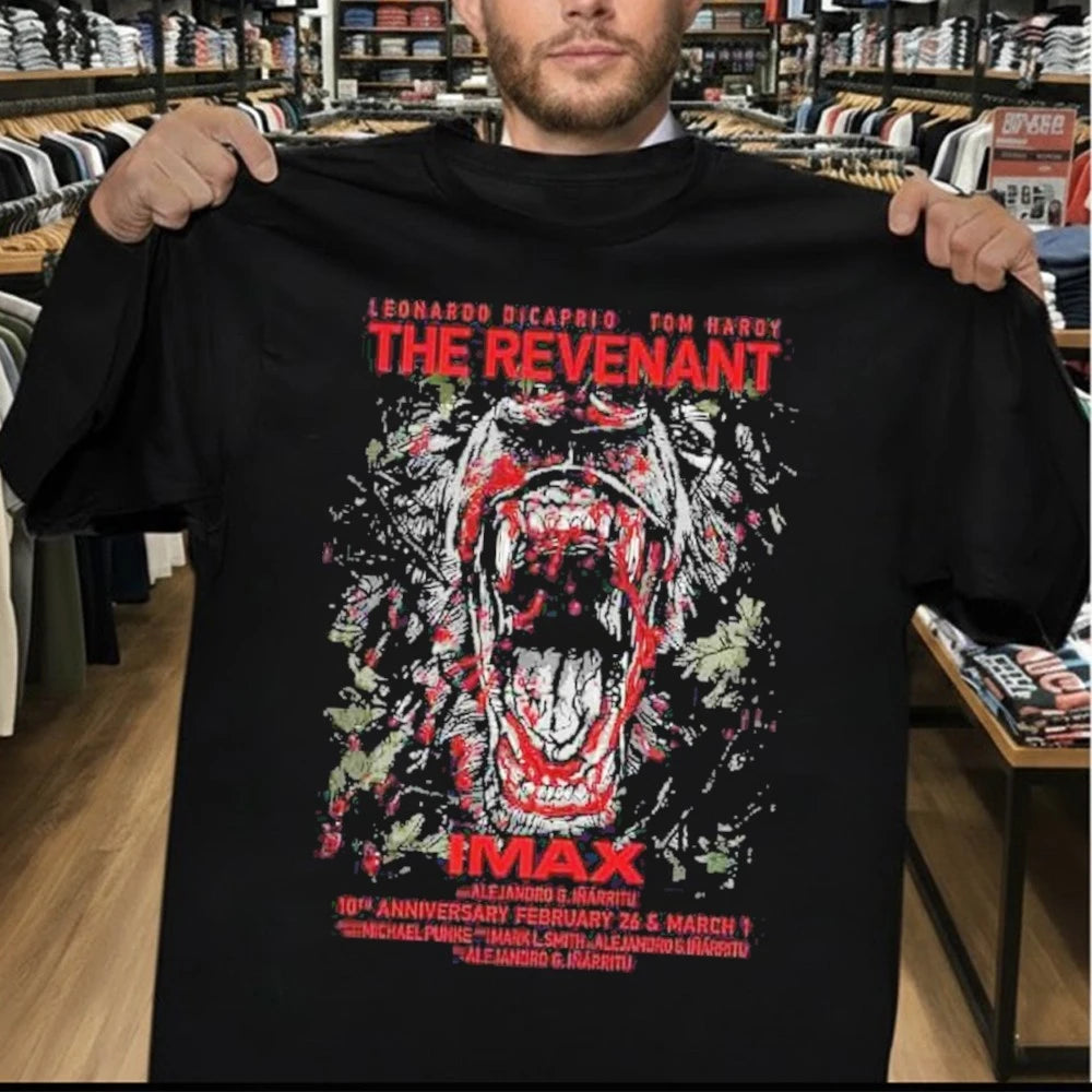 The Revenant Leonardo Dicaprio Eturns To Theaters February 26 And March 1 2026 In Imax T-Shirt