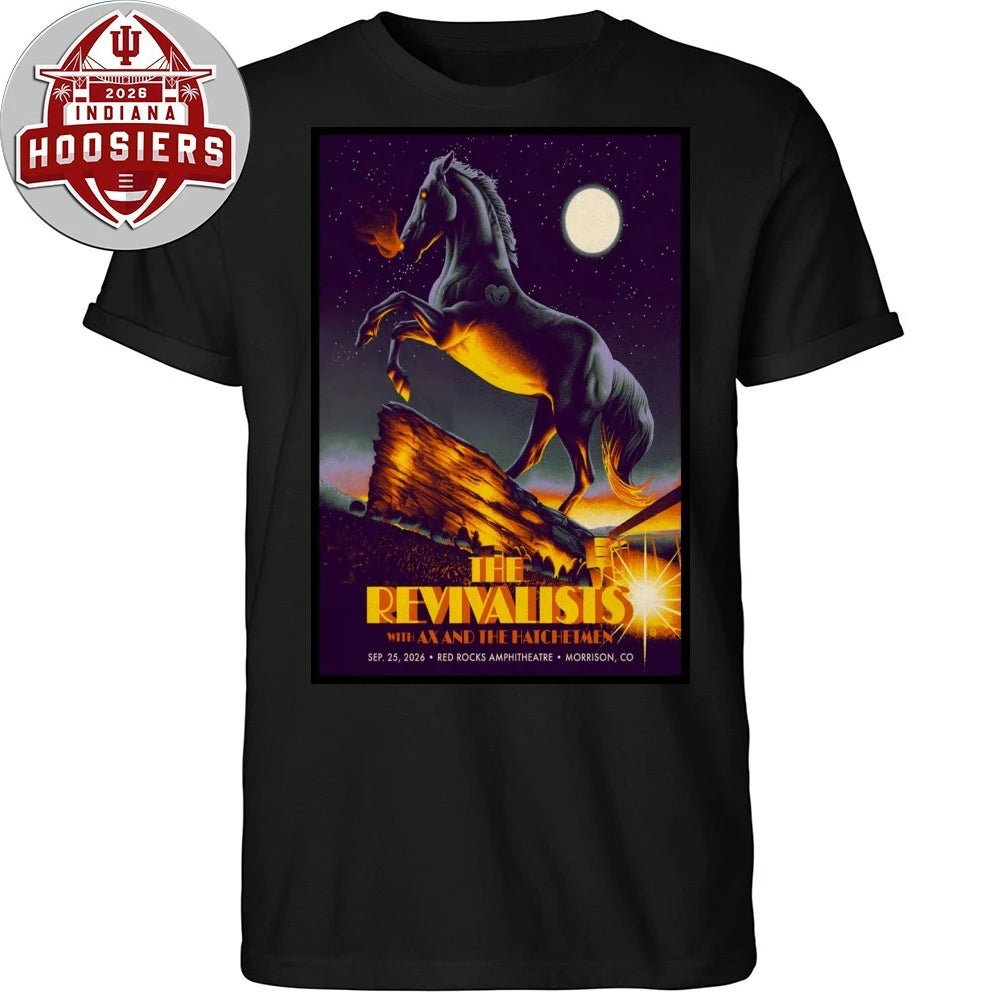 The Revivalists At Red Rocks Amphitheatre On Sept 25 2026 Poster T-Shirt