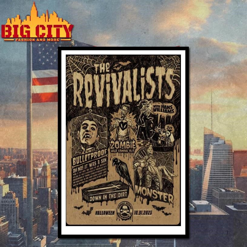 The Revivalists Avondale Brewing Company In Birmingham AL October 31 2025 Poster Shirt