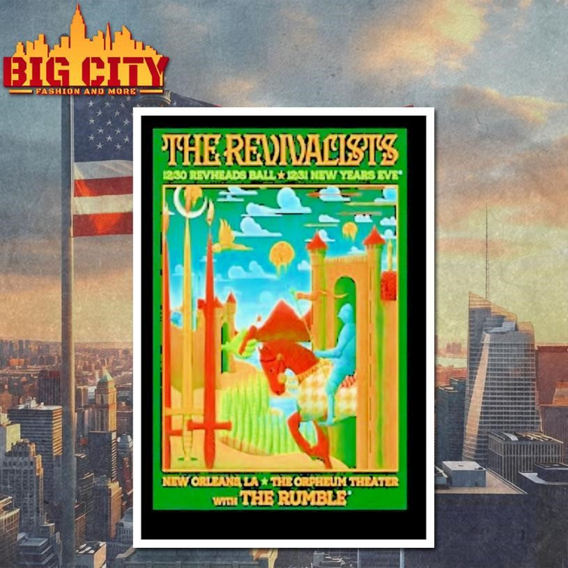 The Revivalists Dec 30 31 2025 Orpheum Theater In New Orleans La Shirt