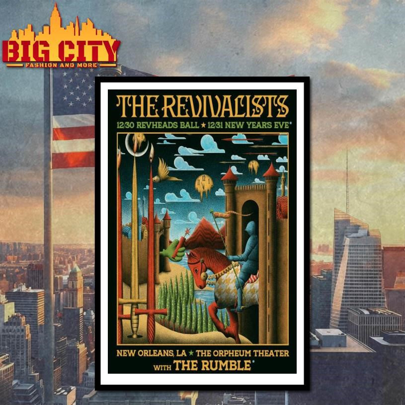 The Revivalists Dec 30-31 2025 Orpheum Theater New Orleans LA Poster Shirt