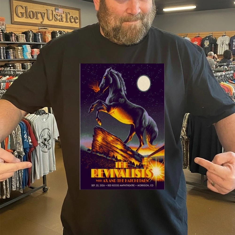 The Revivalists Sept 25 2026 Poster Red Rocks Shirt