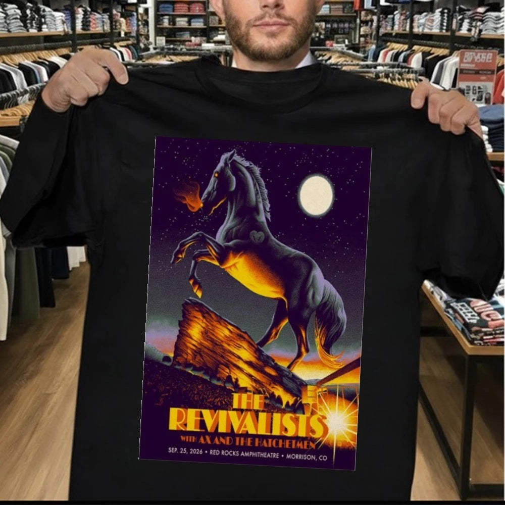 The Revivalists Sept 25 2026 Poster Red Rocks Shirt