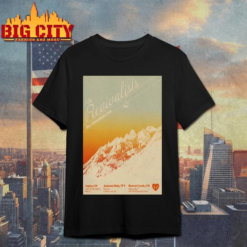 The Revivalists Winter 2026 Tour Poster Shirt