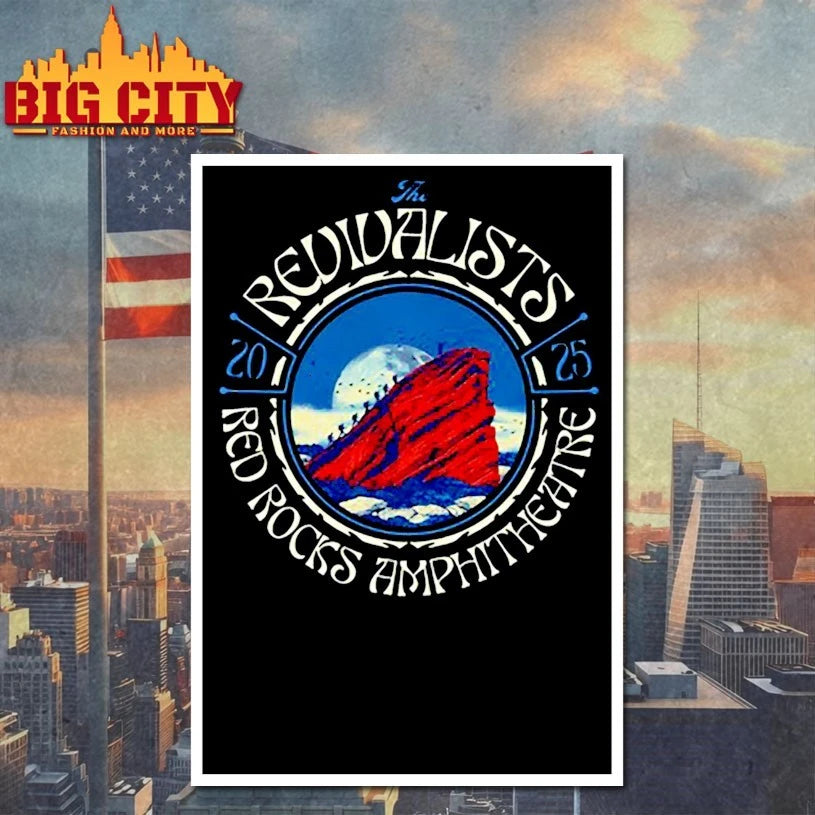 The Revivalists at Red Rocks Morrison CO Tour 2025 shirt