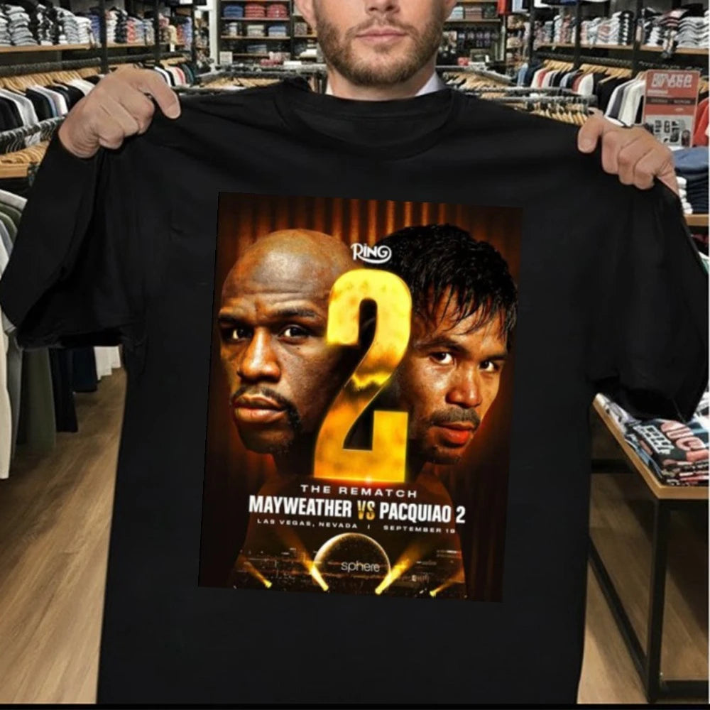 The Ring 2 Floyd Mayweather Jr vs Manny Pacquiao Rematch On September 19 2026 At Sphere in Las Vegas Poster Shirt