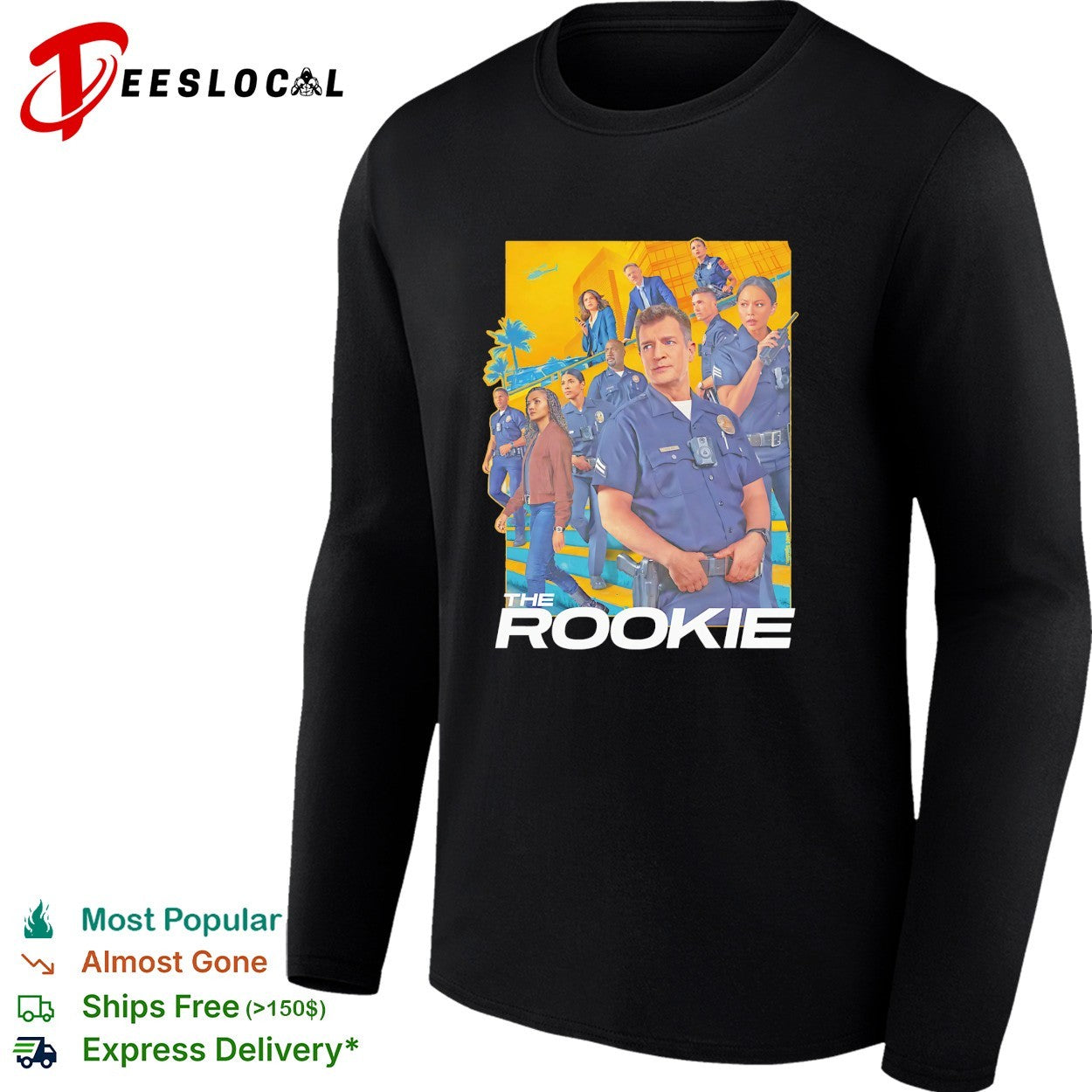 The Rookie cast poster shirt