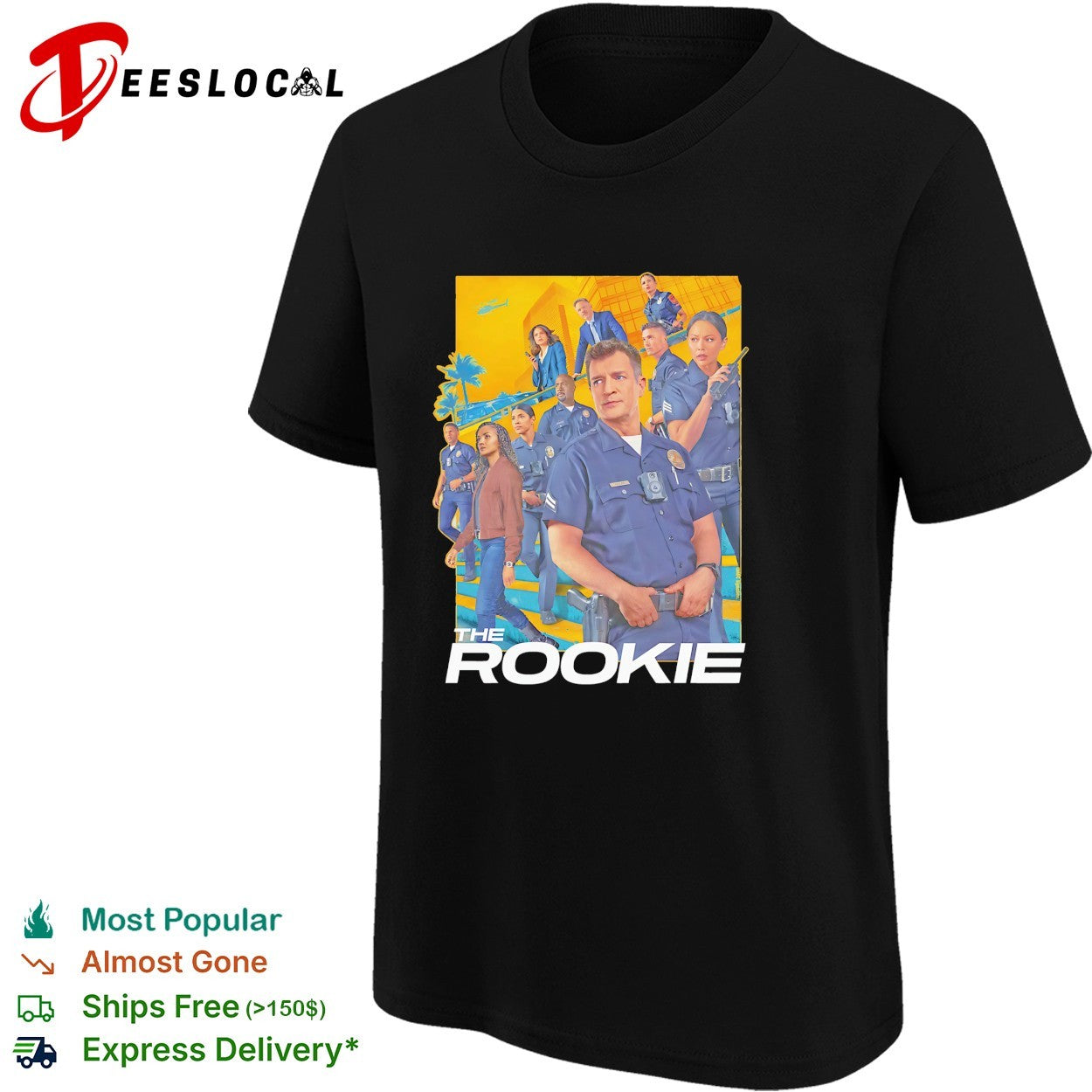 The Rookie cast poster shirt