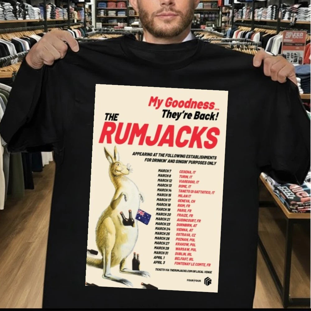 The Rumjacks Tour 2026 Poster Shirt