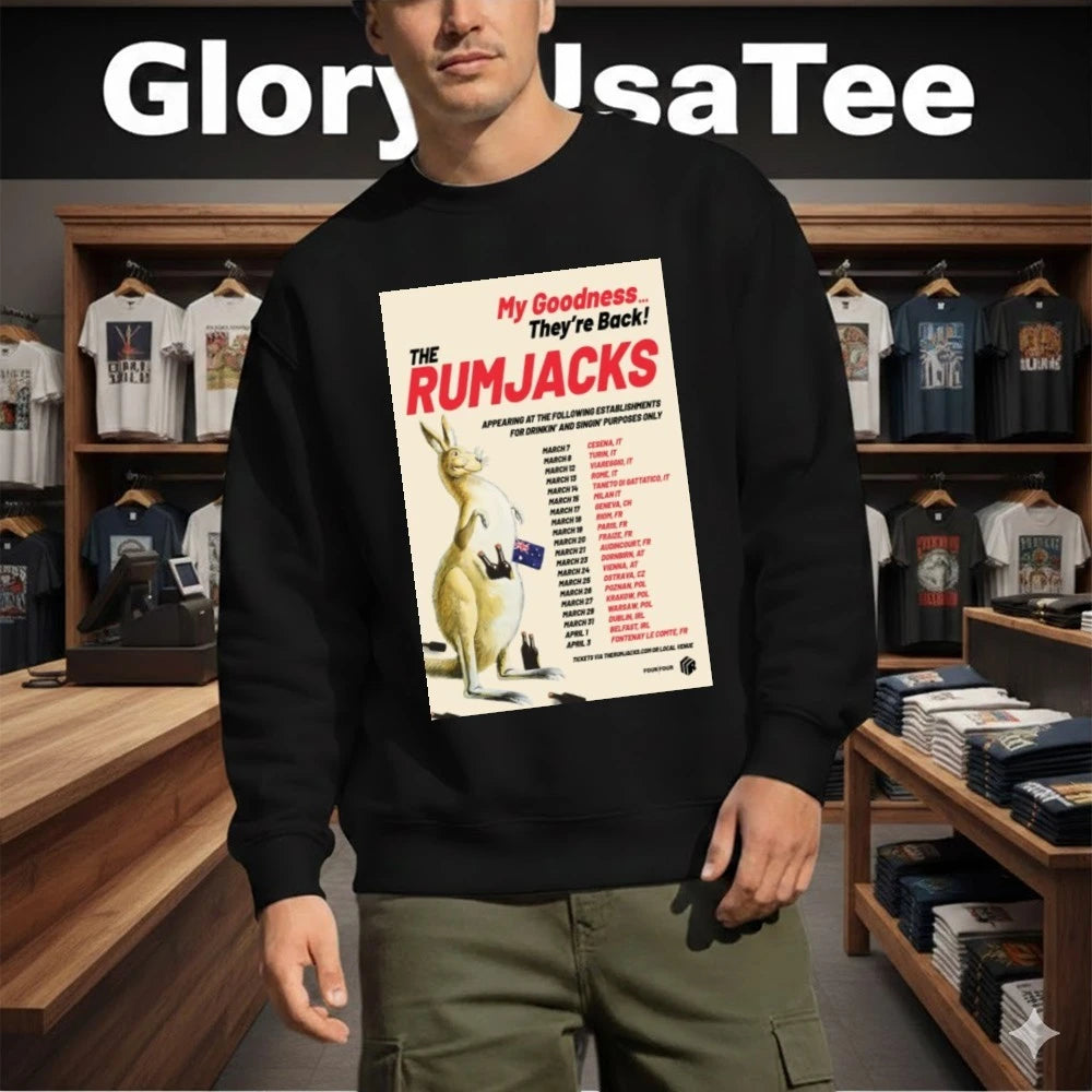 The Rumjacks Tour 2026 Poster Shirt