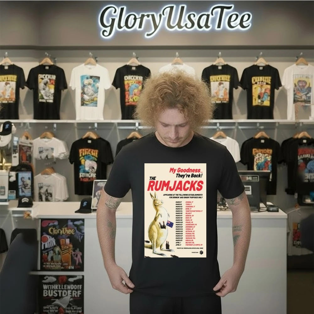 The Rumjacks Tour 2026 Poster Shirt