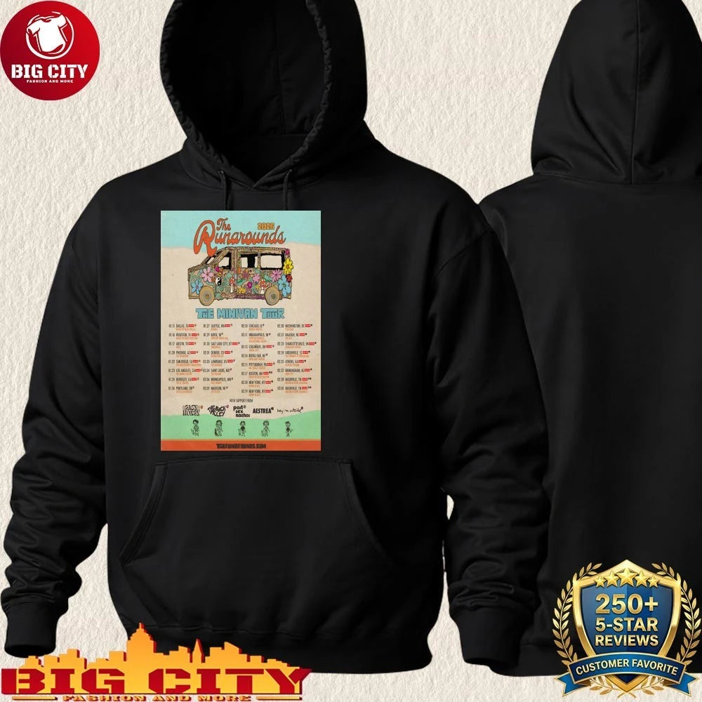 The Runarounds The Minivan Tour 2026 Poster Shirt